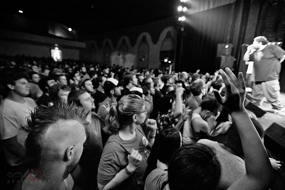 Rob Sonic and crowd