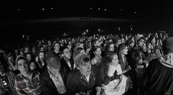 Fans at Bon Iver