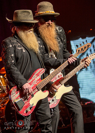 Dusty Hill and Billy Gibbons of ZZ Top
