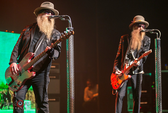 Dusty Hill and Billy Gibbons of ZZ Top