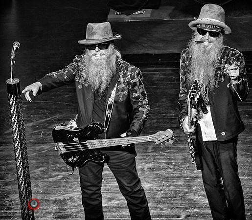 Dusty Hill and Billy Gibbons of ZZ Top