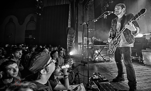 Brian Aubert and crowd