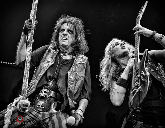 Alice Cooper and Nita Strauss