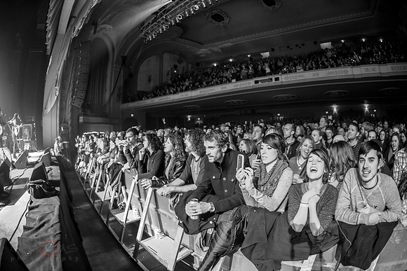 Sold-out crowd at the Avett Brothers