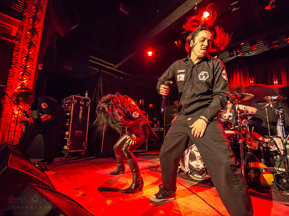 Marco "Maus" Biazzi, Cristina Scabbia and Andrea Ferro