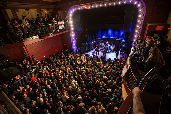 Lacuna Coil and crowd