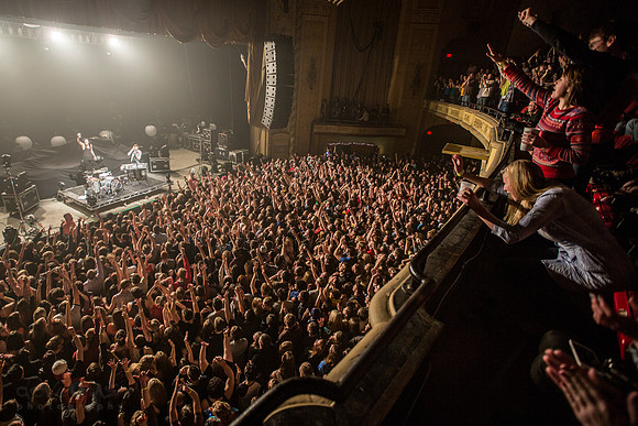 Sold-out crowd