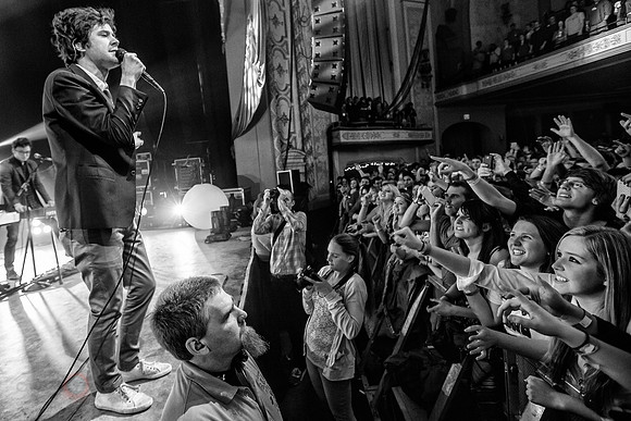 Michael Angelakos and Crowd
