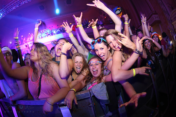 Crowd at Krewella (Jahan and Yasmine Yousaf)