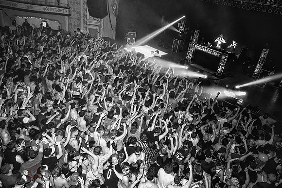 Crowd at Krewella