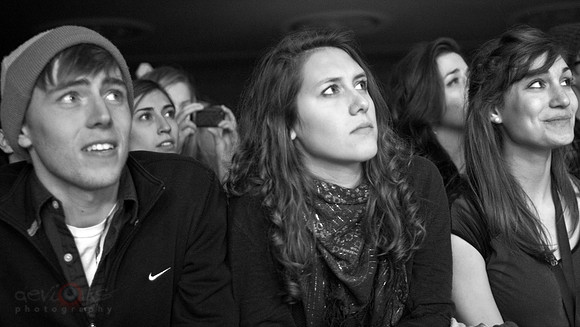 Fans at Bon Iver