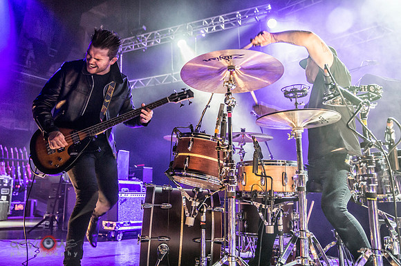 Mike Kerr and Ben Thatcher of Royal Blood