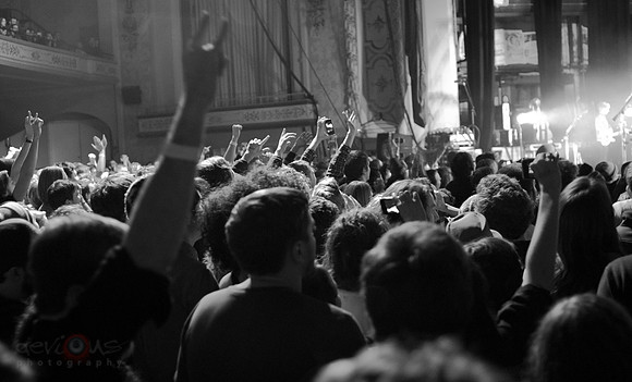 Fans at Bon Iver