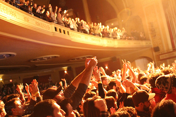 Fans at Bon Iver