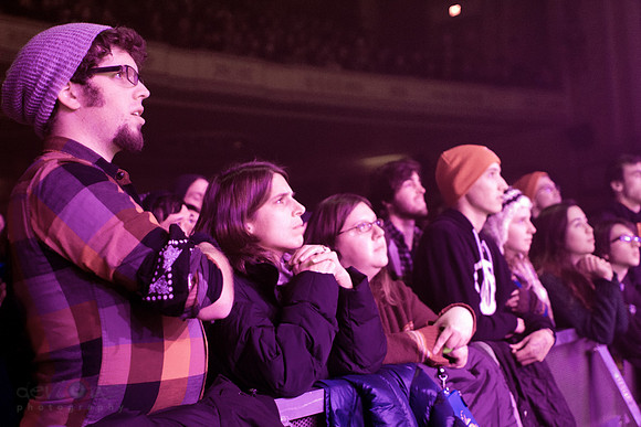 Fans at Bon Iver
