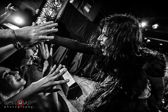 Cristina Scabbia and fans