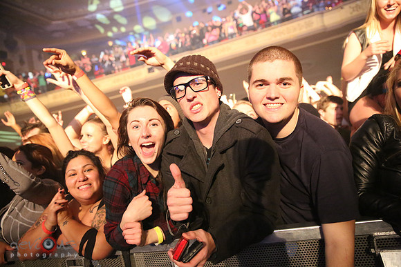 Crowd at Skrillex