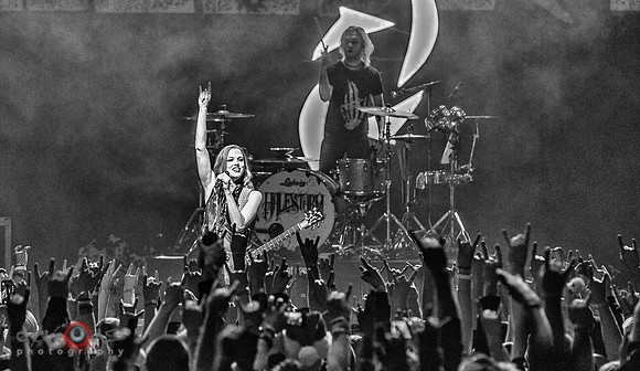 Fans at Halestorm